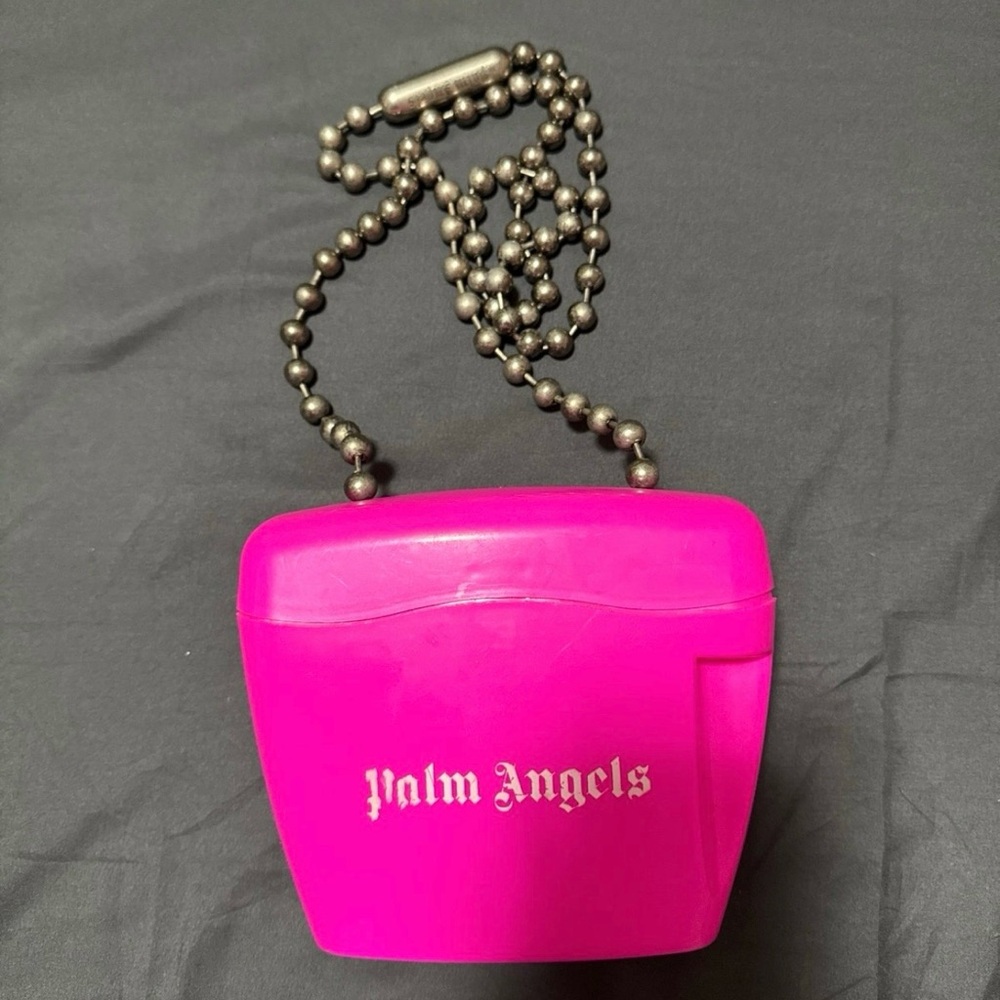 Palm Angels Hot Pink Ball-Chain Mini Case